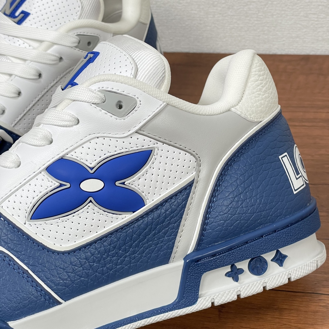 Louis Vuitton Trainer Sneakers: Leather, Monogram Accents, Retro Style 9 cmp i1742039210697 7354 0 7