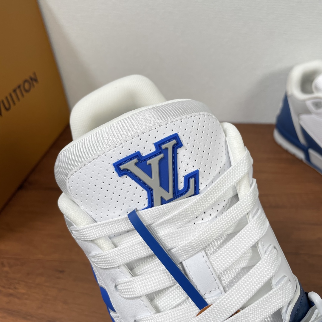 Louis Vuitton Trainer Sneakers: Leather, Monogram Accents, Retro Style 8 cmp i1742039210698 4537 0 6