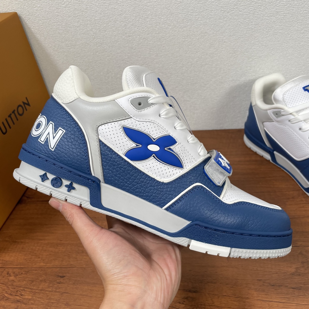 Louis Vuitton Trainer Sneakers: Leather, Monogram Accents, Retro Style 5 cmp i1742039210700 9222 0 3