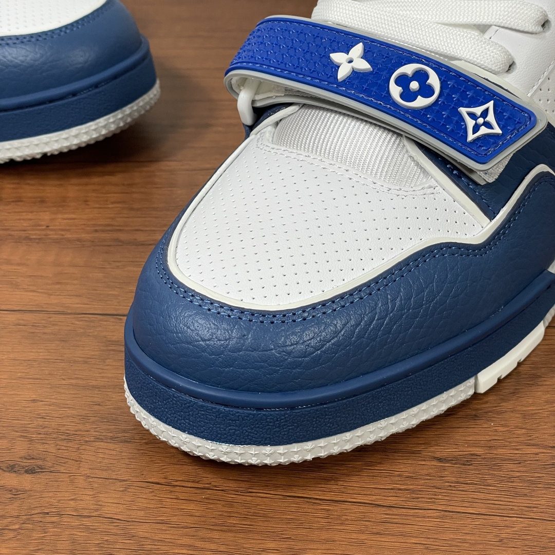 Louis Vuitton Trainer Sneakers: Leather, Monogram Accents, Retro Style 10 cmp i1742039234080 6211 0 8