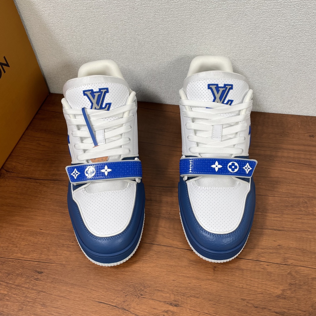 Louis Vuitton Trainer Sneakers: Leather, Monogram Accents, Retro Style 3 cmp i1742039234081 4393 0 1