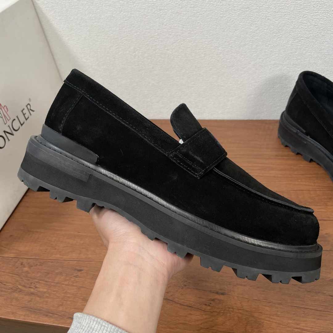 Moncler Style Leather Men's Shoes Men's Shoes Men's Shoes detail image 4 from source 783091