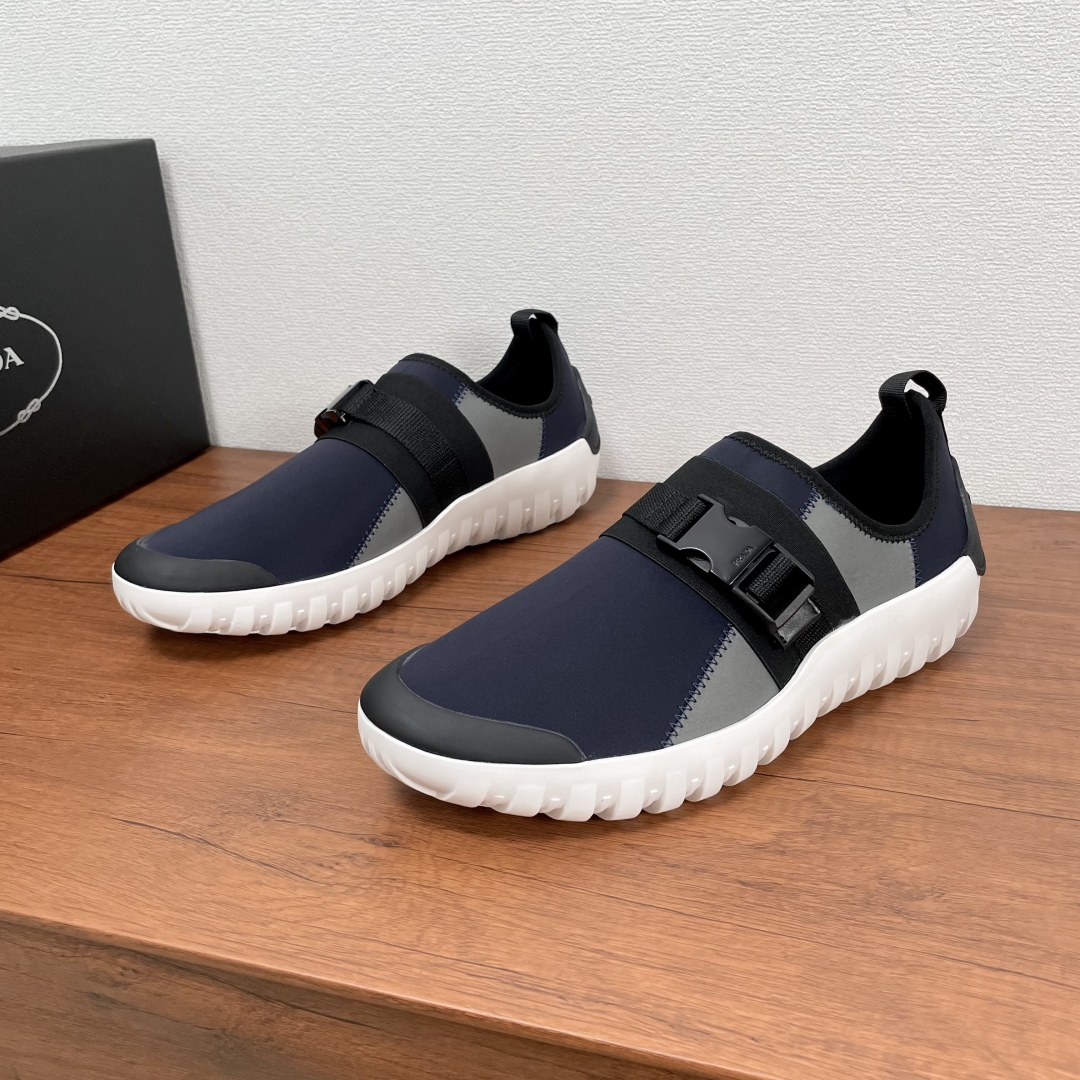 Código: YS002838PRADA/Prada New Men's Nylon Fabric SneakersEstas zapatillas deportivas son una mezcl