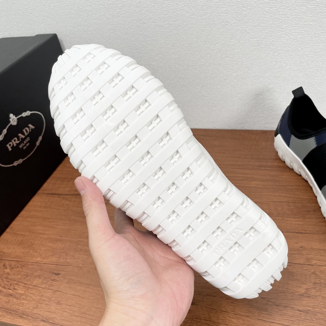 Código: YS002838PRADA/Prada New Men's Nylon Fabric SneakersEstas zapatillas deportivas son una mezcl