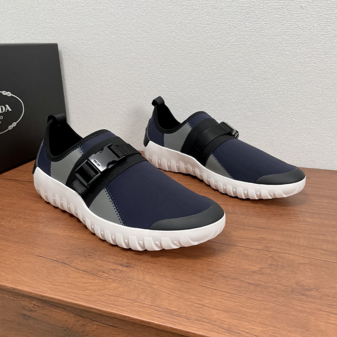 Código: YS002838PRADA/Prada New Men's Nylon Fabric SneakersEstas zapatillas deportivas son una mezcl