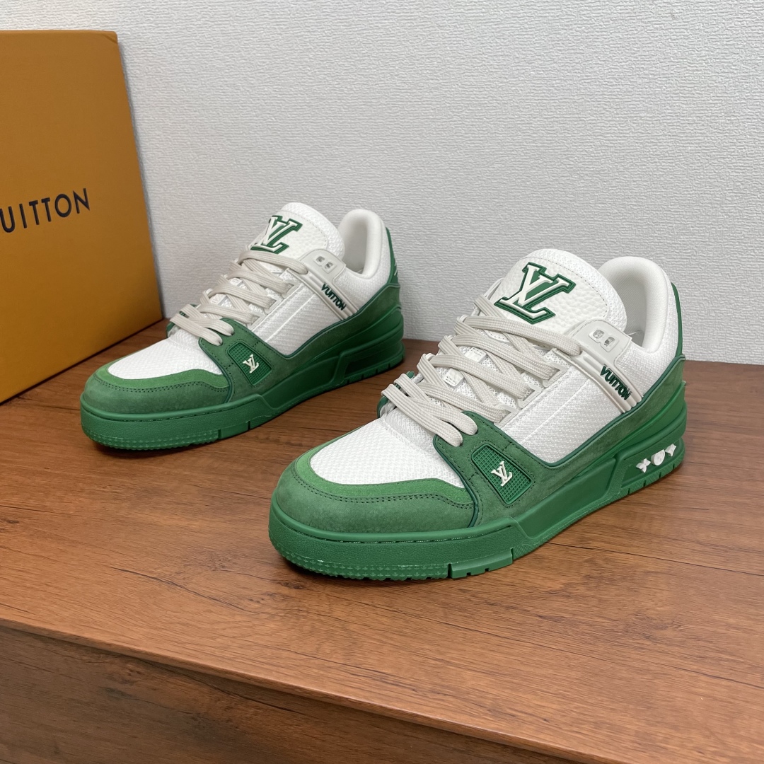 נעליים Louis Vuitton Trainer לגברים - ירוק ומוסגננת מושלמת 2 cmp i1748436030222 233 0 0