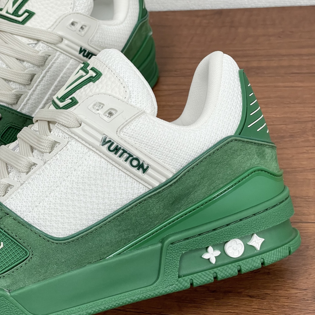 נעליים Louis Vuitton Trainer לגברים - ירוק ומוסגננת מושלמת 9 cmp i1748436037337 3782 0 7
