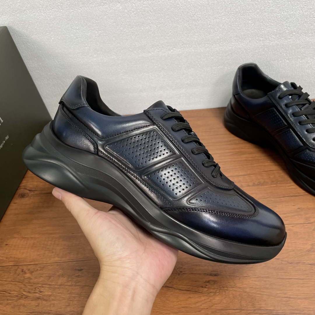 Berluti Men's Leather Sneakers - Premium Calfskin, Perforated Detail, Rubber Sole 5 cmp i1752033343599 4030 0 3