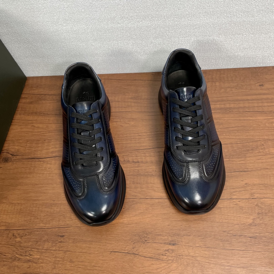 Berluti Men's Leather Sneakers - Premium Calfskin, Perforated Detail, Rubber Sole 3 cmp i1752033346632 251 0 1