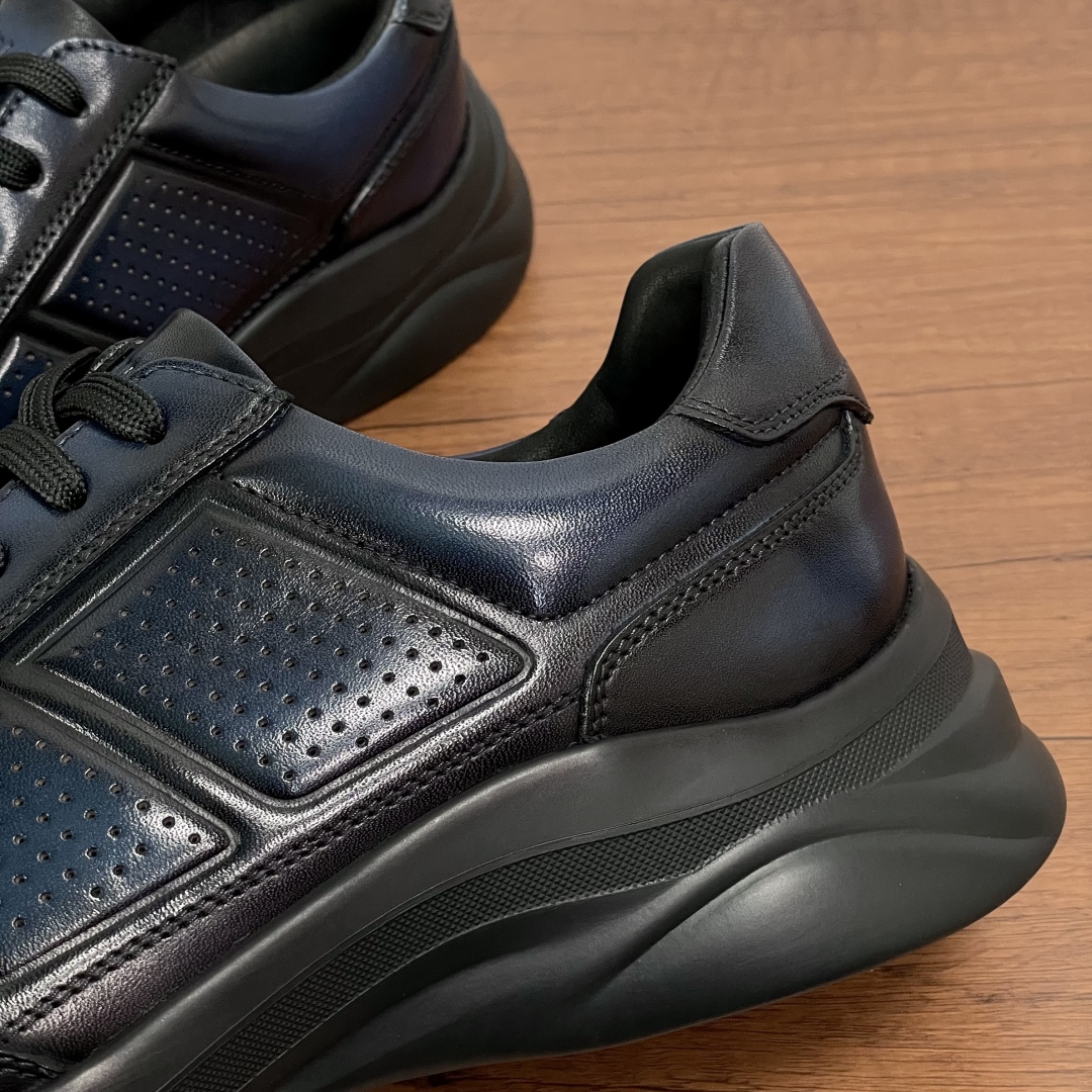 Berluti Men's Leather Sneakers - Premium Calfskin, Perforated Detail, Rubber Sole 9 cmp i1752033346637 5234 0 7