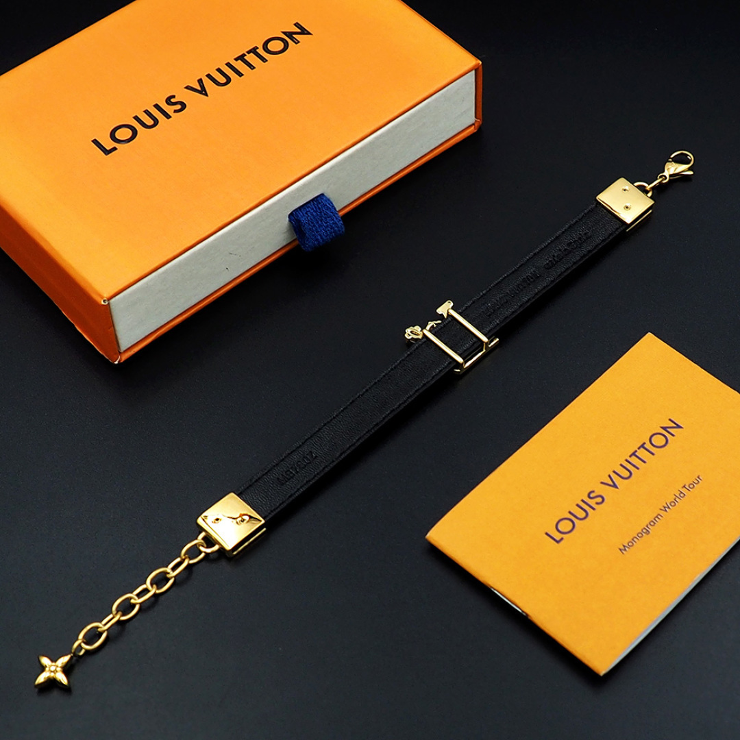 LV Monogram Crystal Donkey Bracelet: ¥220 Brand Remodel with Classic Elements - 图片 8
