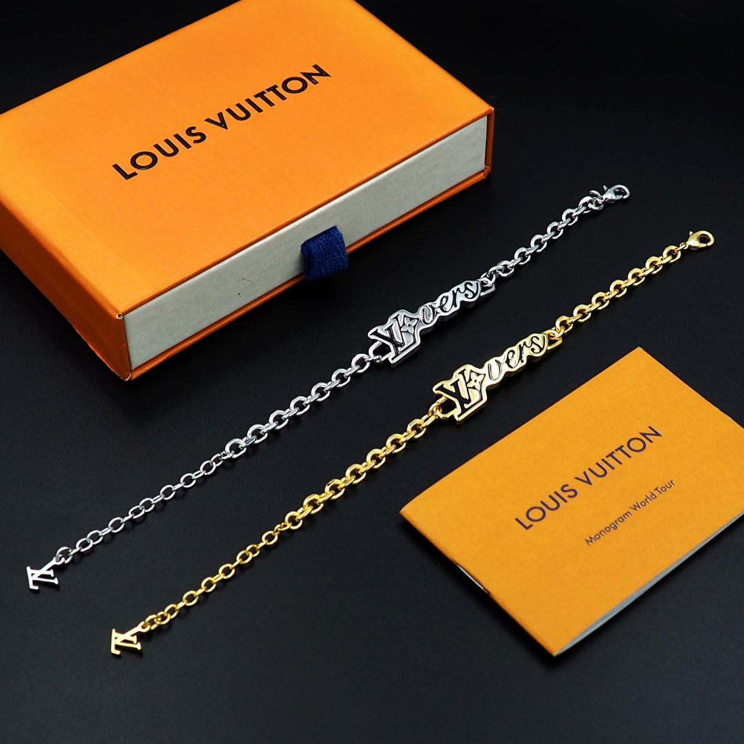 LV Vers Donkey Bracelets: Simple Toucher Style with Light Metal Integration - 图片 2