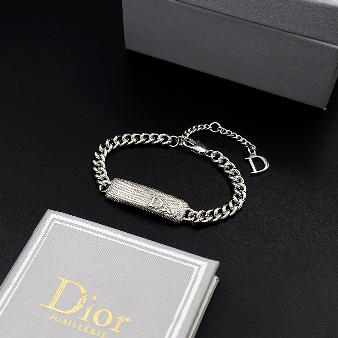 Dior Dior波纹牛仔链手链