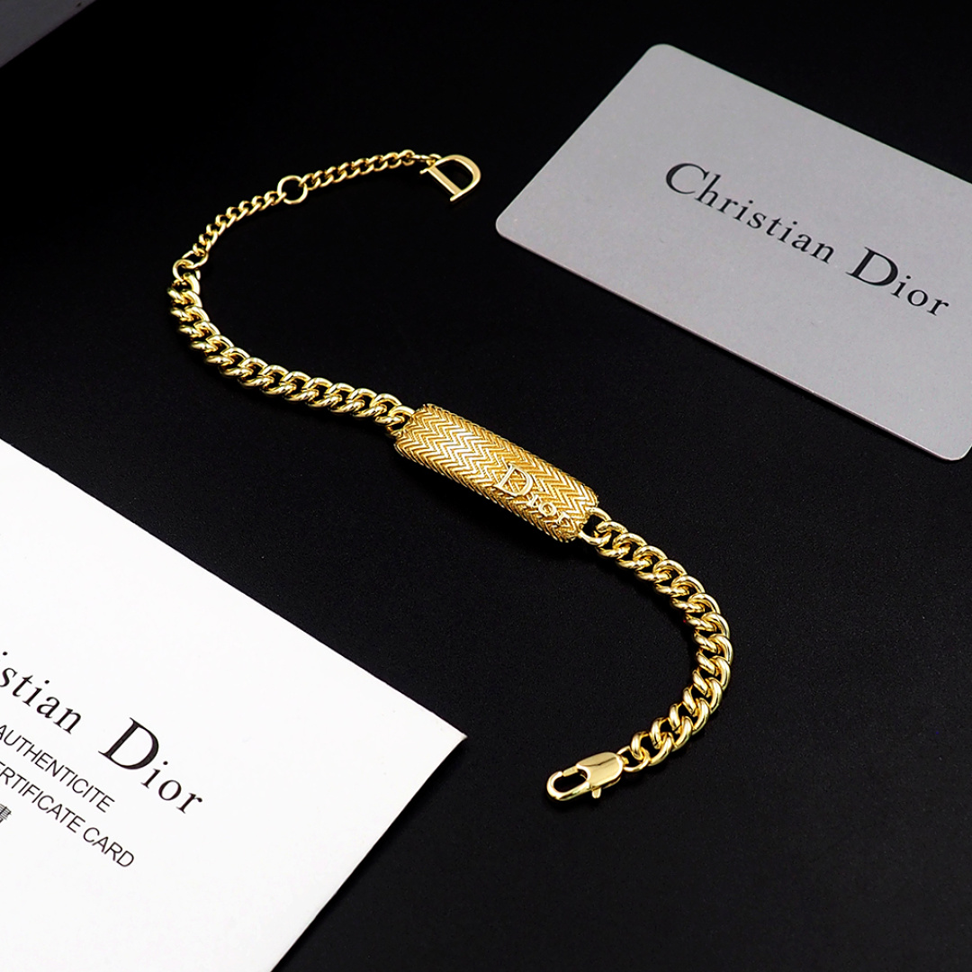 Dior Dior波纹牛仔链手链