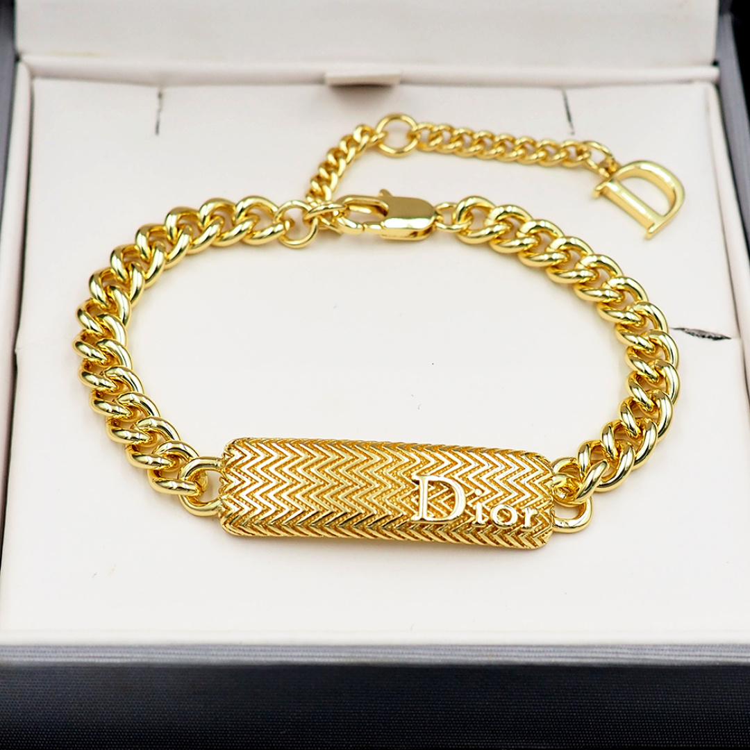Dior Dior波纹牛仔链手链