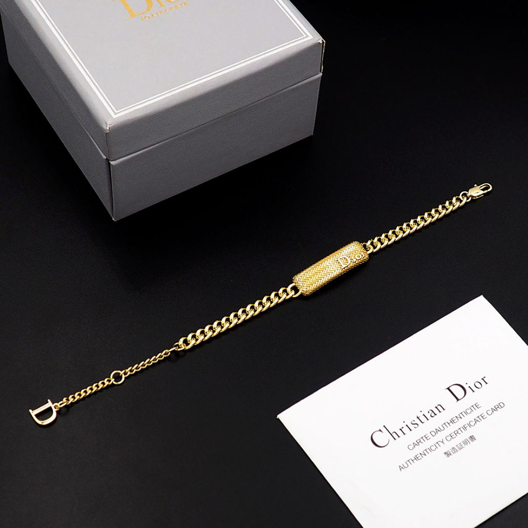 Dior Dior波纹牛仔链手链