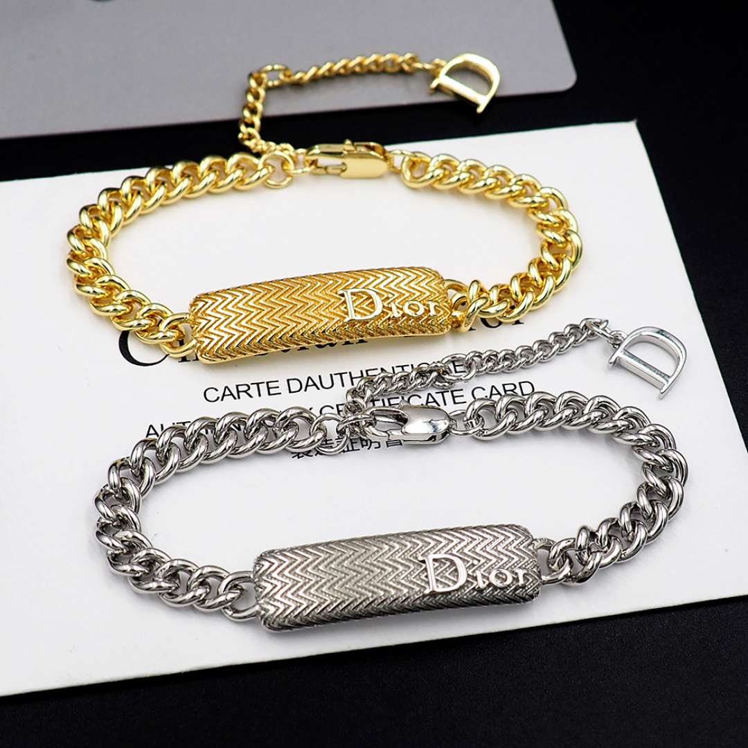 Dior Dior波纹牛仔链手链