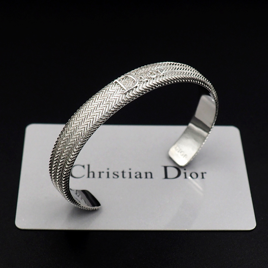 Dior Dior波纹牛仔链手镯