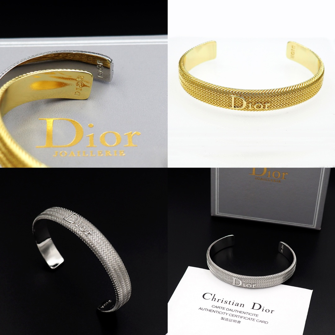 Dior Dior波纹牛仔链手镯