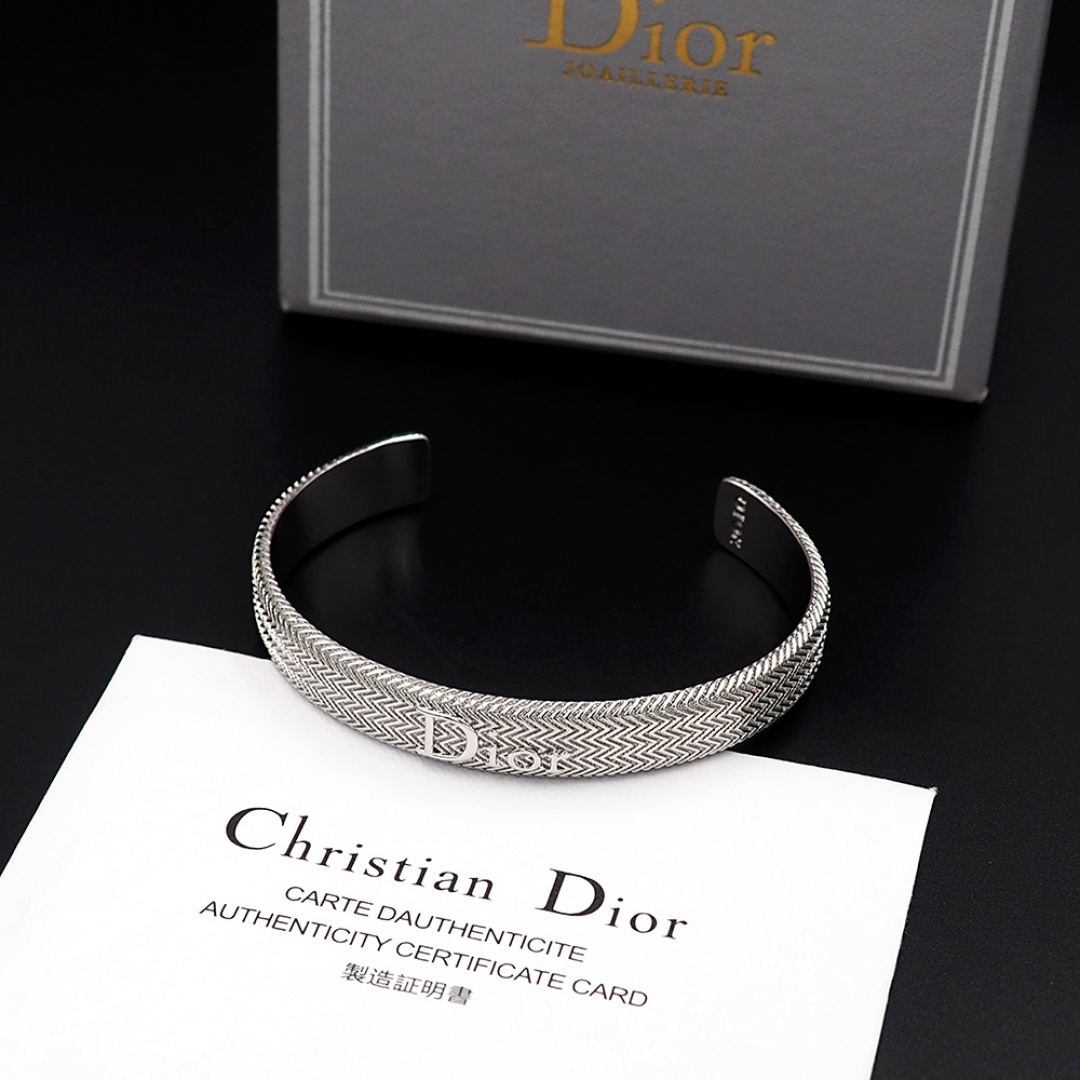 Dior Dior波纹牛仔链手镯