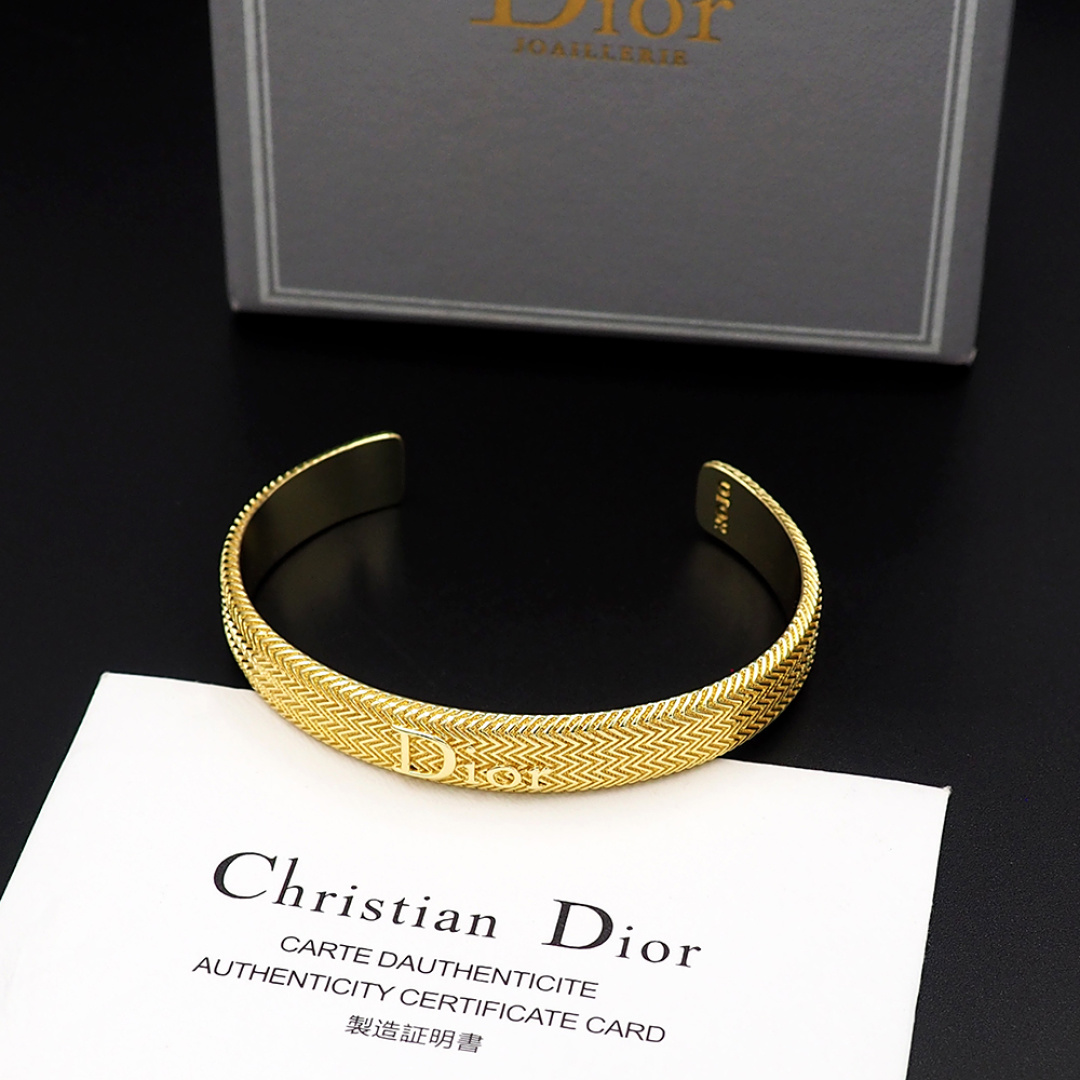 Dior Dior波纹牛仔链手镯