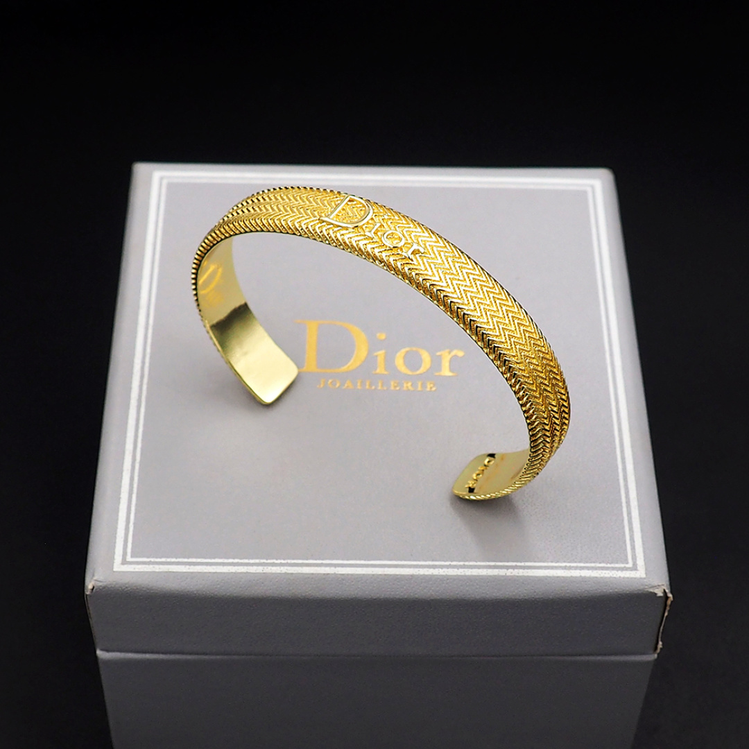 Dior Dior波纹牛仔链手镯