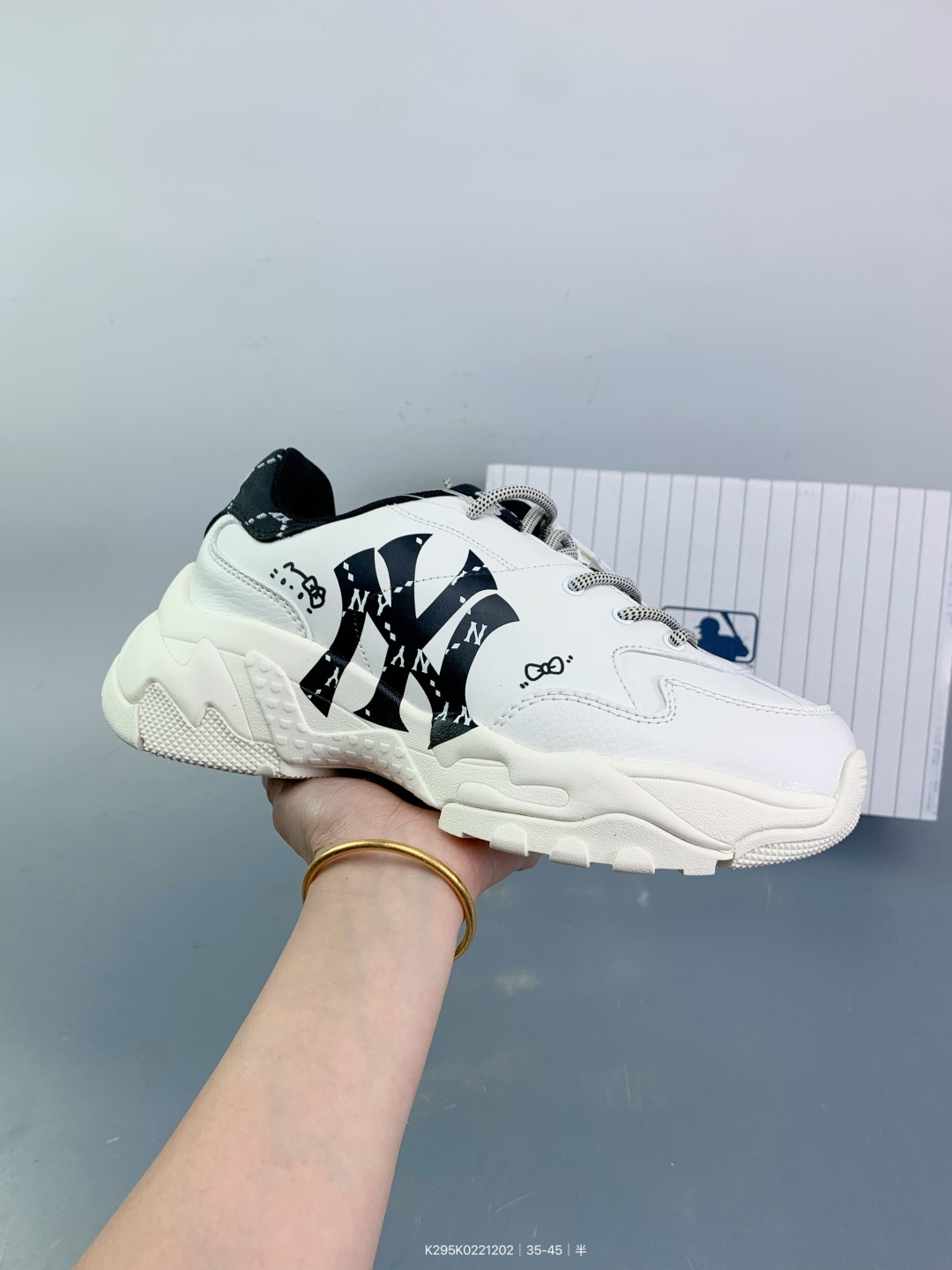 MLB2024新款联名厚底舒适百搭低帮板鞋 Size:如图 编码:K295K0221202