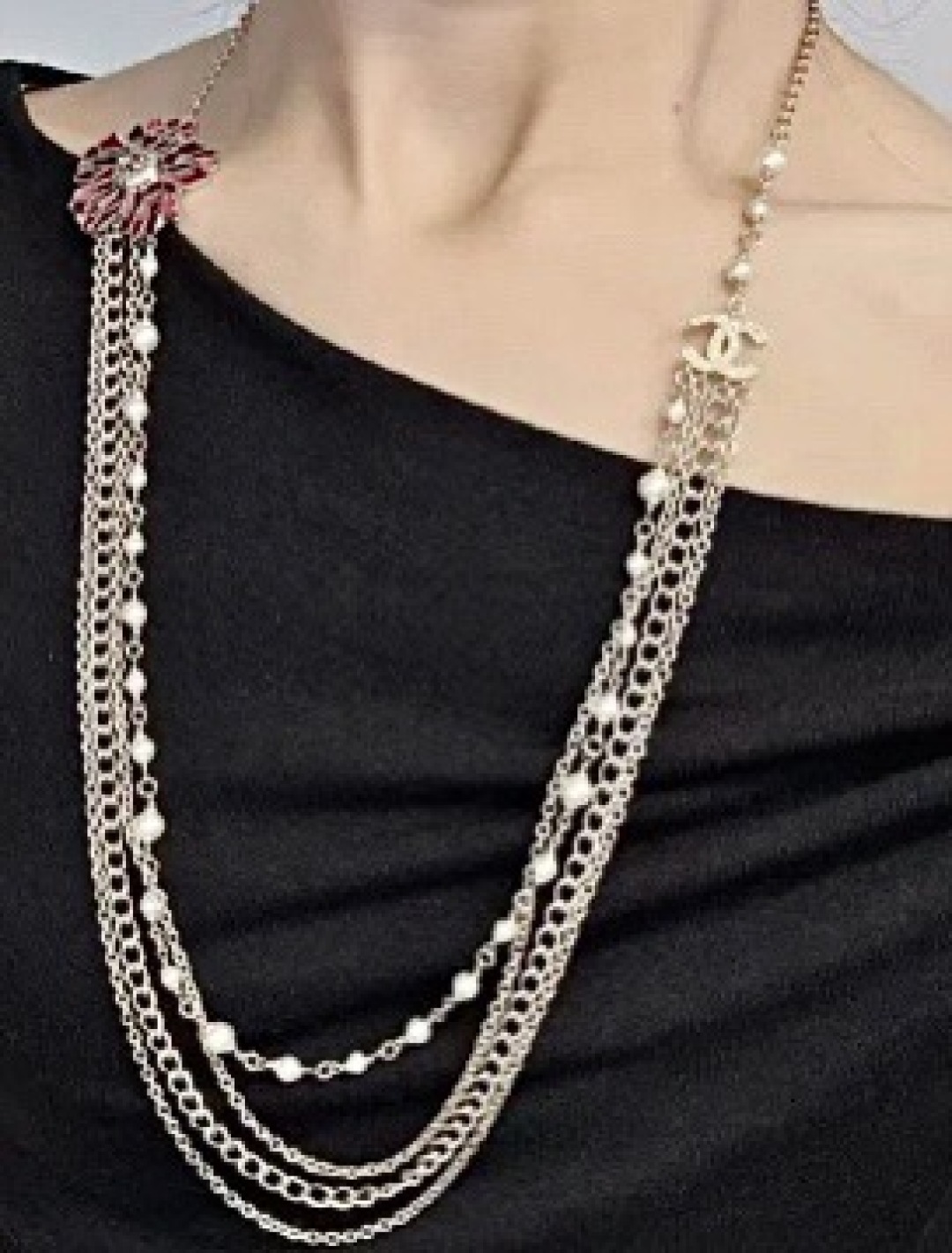 Chanel China Chic Flower Pearl Multi-Layer Necklace Sweater Chain 9 cmp i1755883187549 782 0 7