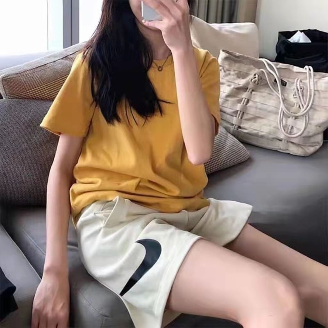 Nike 针织短裤版(实拍工艺,定制面料针织)工艺直条纹拼接