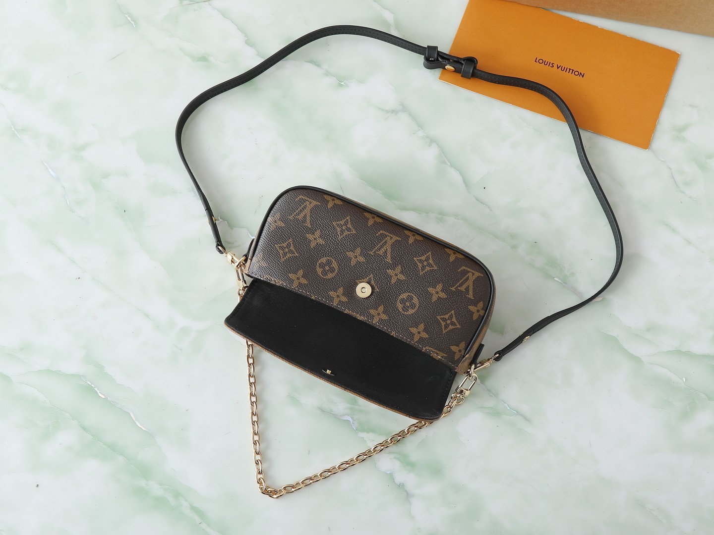 【顶级原单 独家实拍】M26587黄花 链条包系列 Wallet On Chain Ivy 手袋 M81