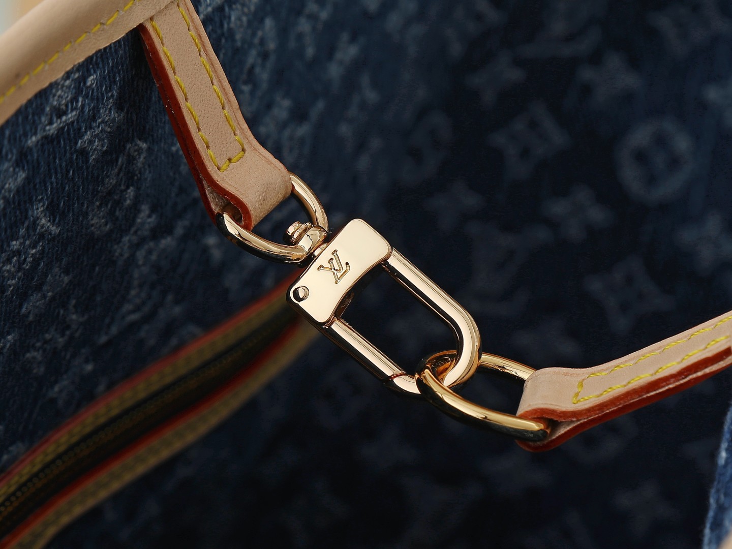 【顶级原单 独家实拍】M13192蓝色 丹宁牛仔购物袋 Neverfull MM 手挽袋 這款標誌性Ne