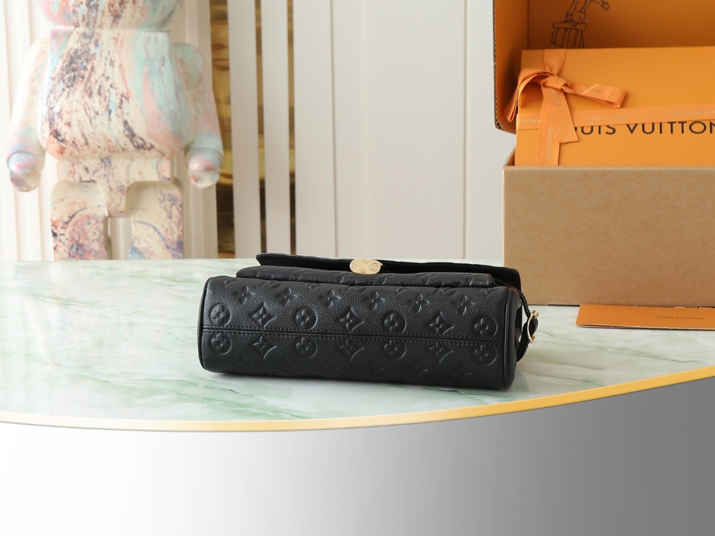 【顶级原单 独家实拍】M14604黑色 全皮压花链条包 当季新款 ANYTIME FLAP BAG 手袋