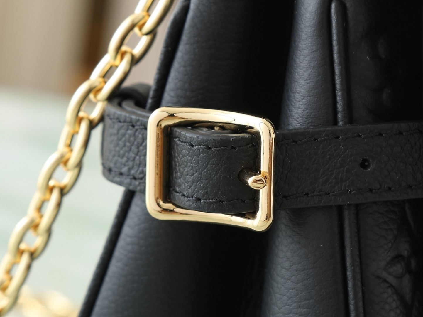 【顶级原单 独家实拍】M14604黑色 全皮压花链条包 当季新款 ANYTIME FLAP BAG 手袋