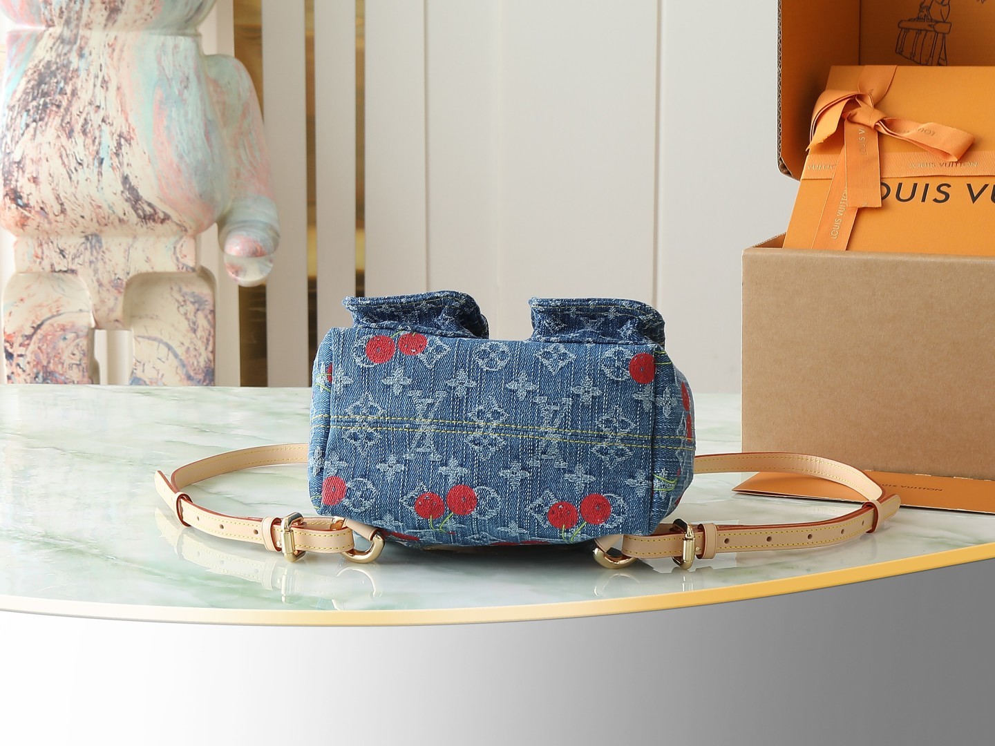 【顶级原单 独家实拍】M13679对版刺绣 LV X TM VENICE NM 双肩包 Monogram