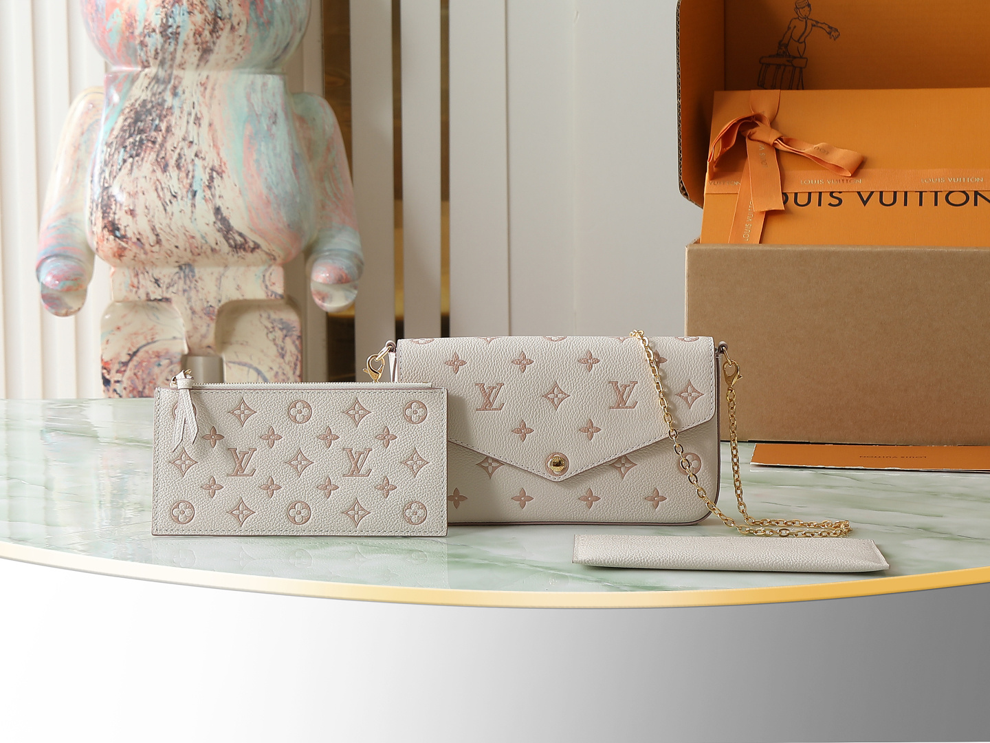 【顶级原单 独家实拍】M14968 Pochette Félicie 链条包取材 Monogram Em