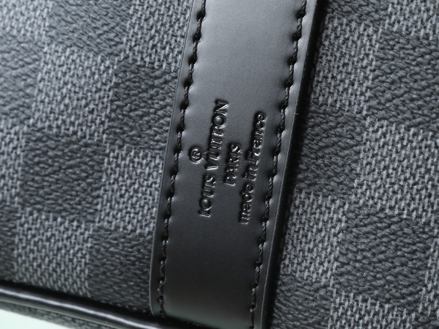 【顶级原单 独家实拍】N41413黑格 KEEPALL 55 旅行袋(配肩带)这款以Damier Gra