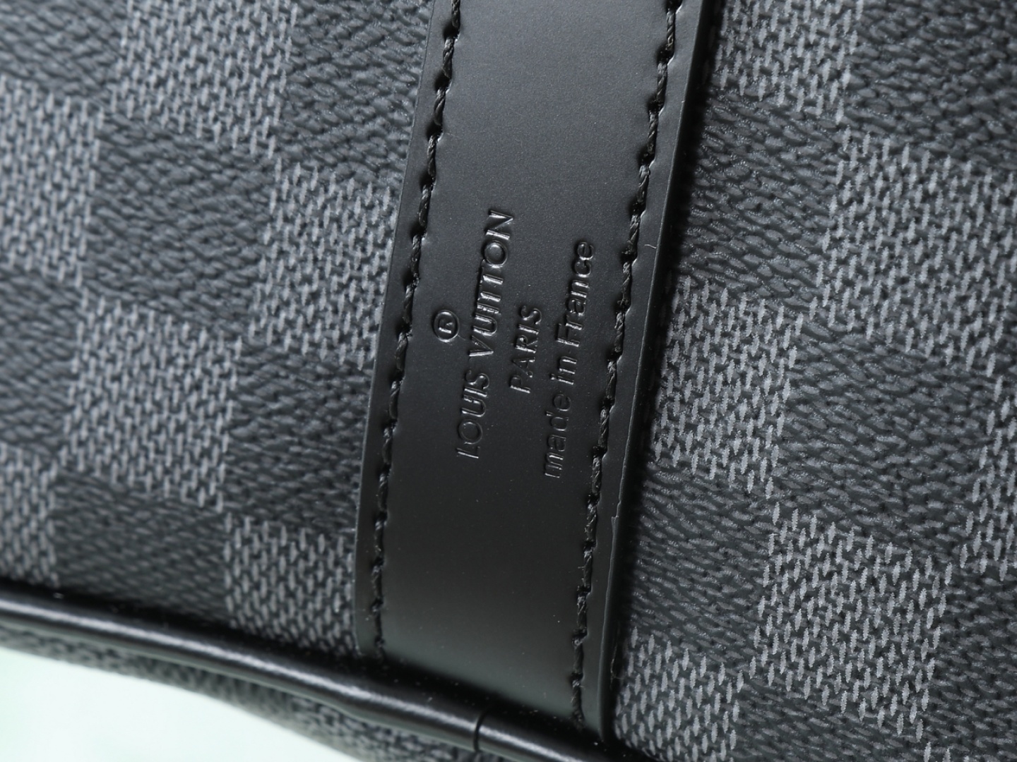 【顶级原单 独家实拍】N41418黑格 KEEPALL 50旅行袋(配肩带)这款以Damier Grap