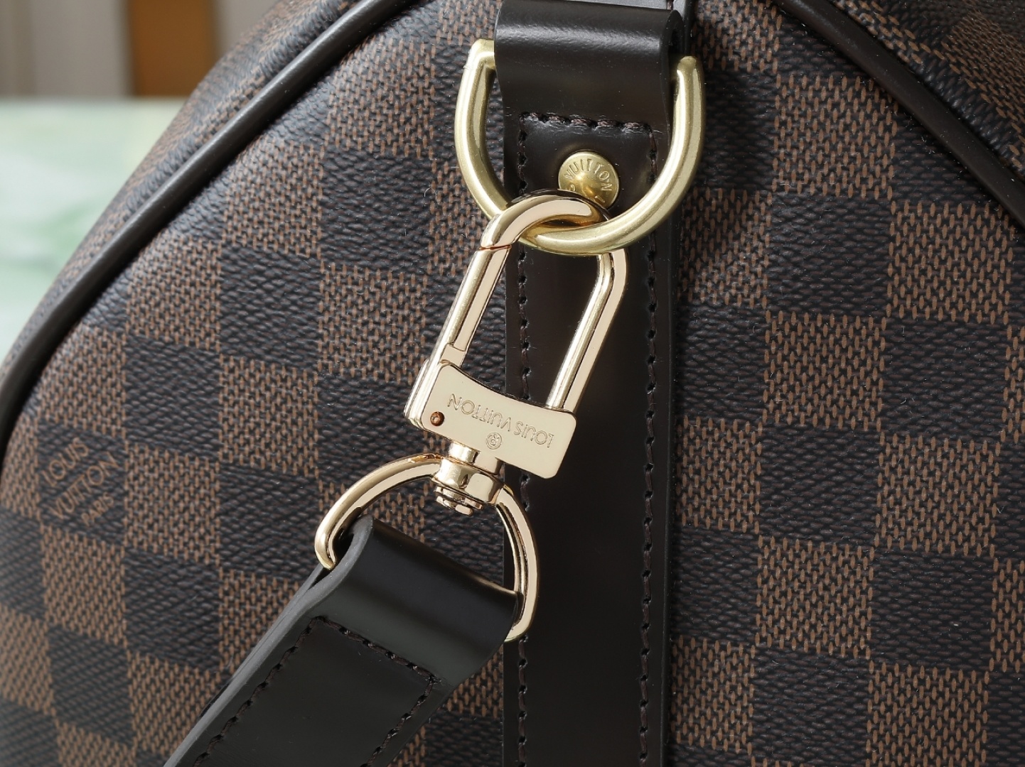 【顶级原单 独家实拍】M41416啡格 KEEPALL 50旅行袋(配肩带)这款以Damier Grap