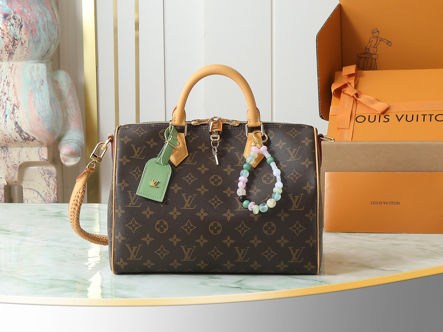 【顶级原单 独家实拍】 M15107老花绿色 驴家 speedy枕头包 当季新款 SPEEDY SOFT