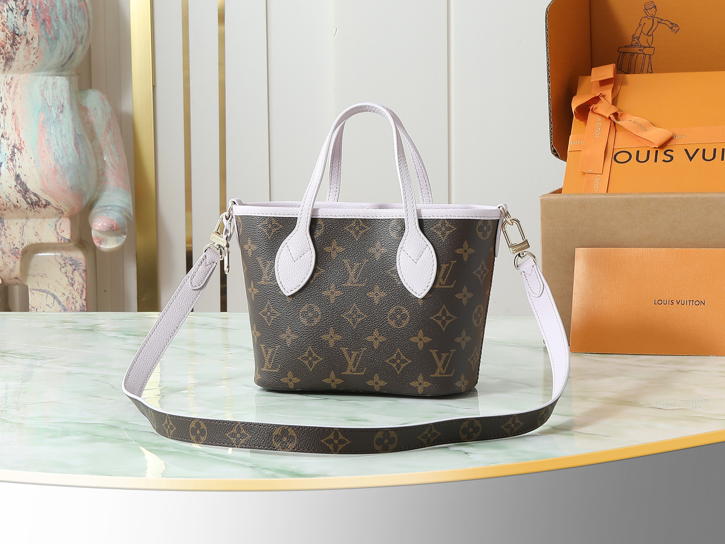 【顶级原单 独家实拍】M25656 Neverfull Bandoulière Inside Out B