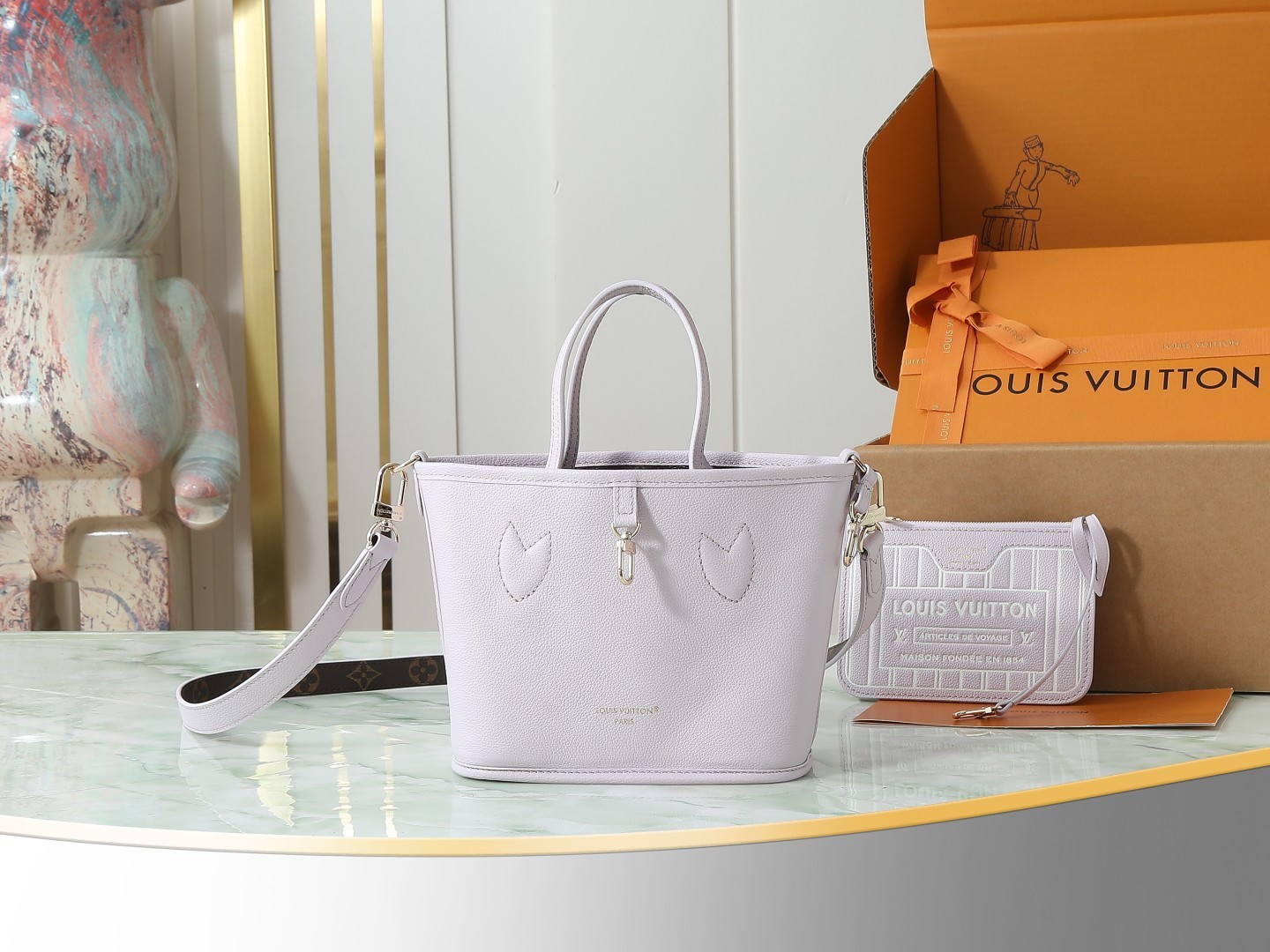 【顶级原单 独家实拍】M25656 Neverfull Bandoulière Inside Out B