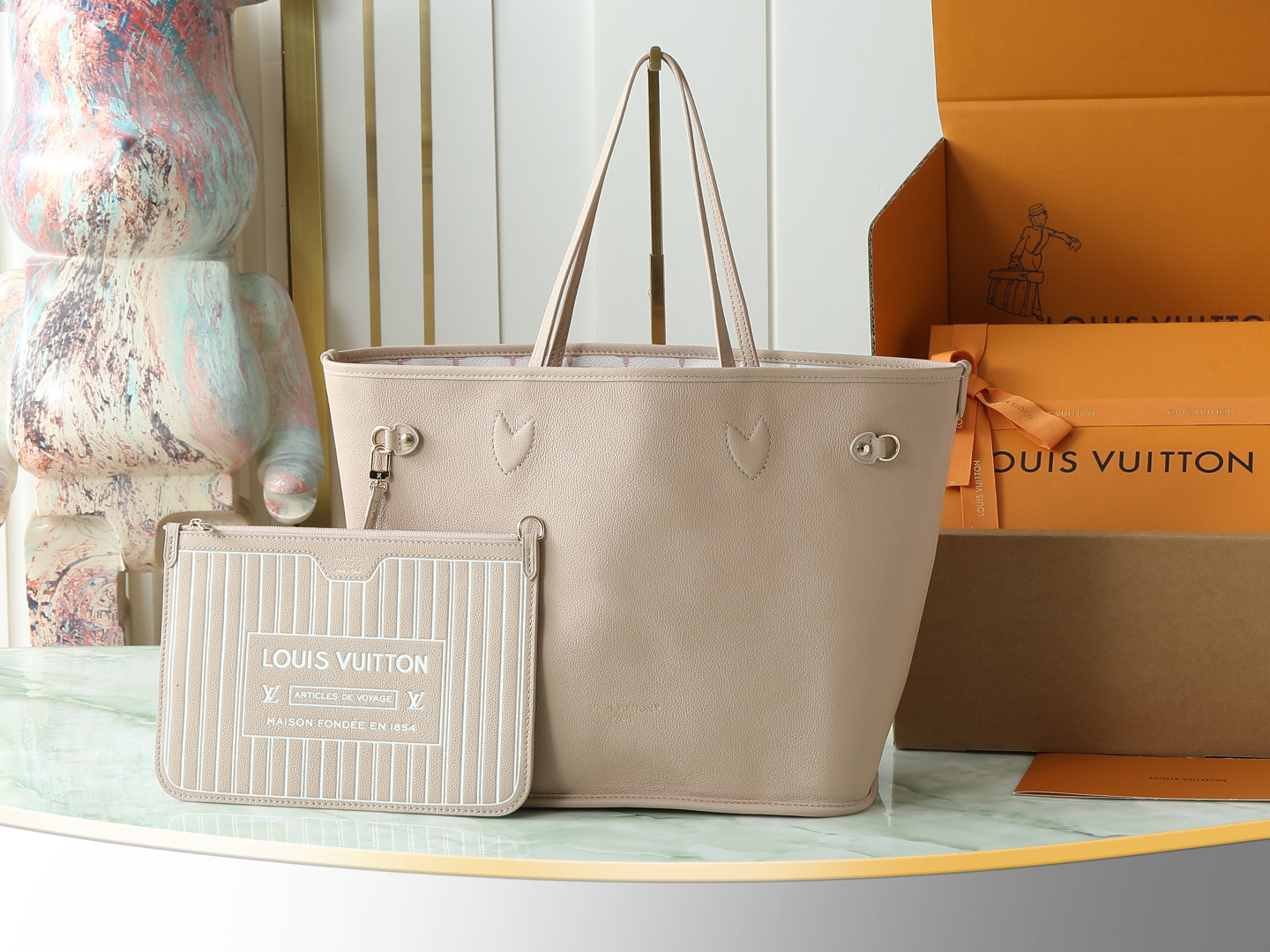 【顶级原单 独家实拍】M25665 沙丘色這款雙面設計的Neverfull Inside Out MM是