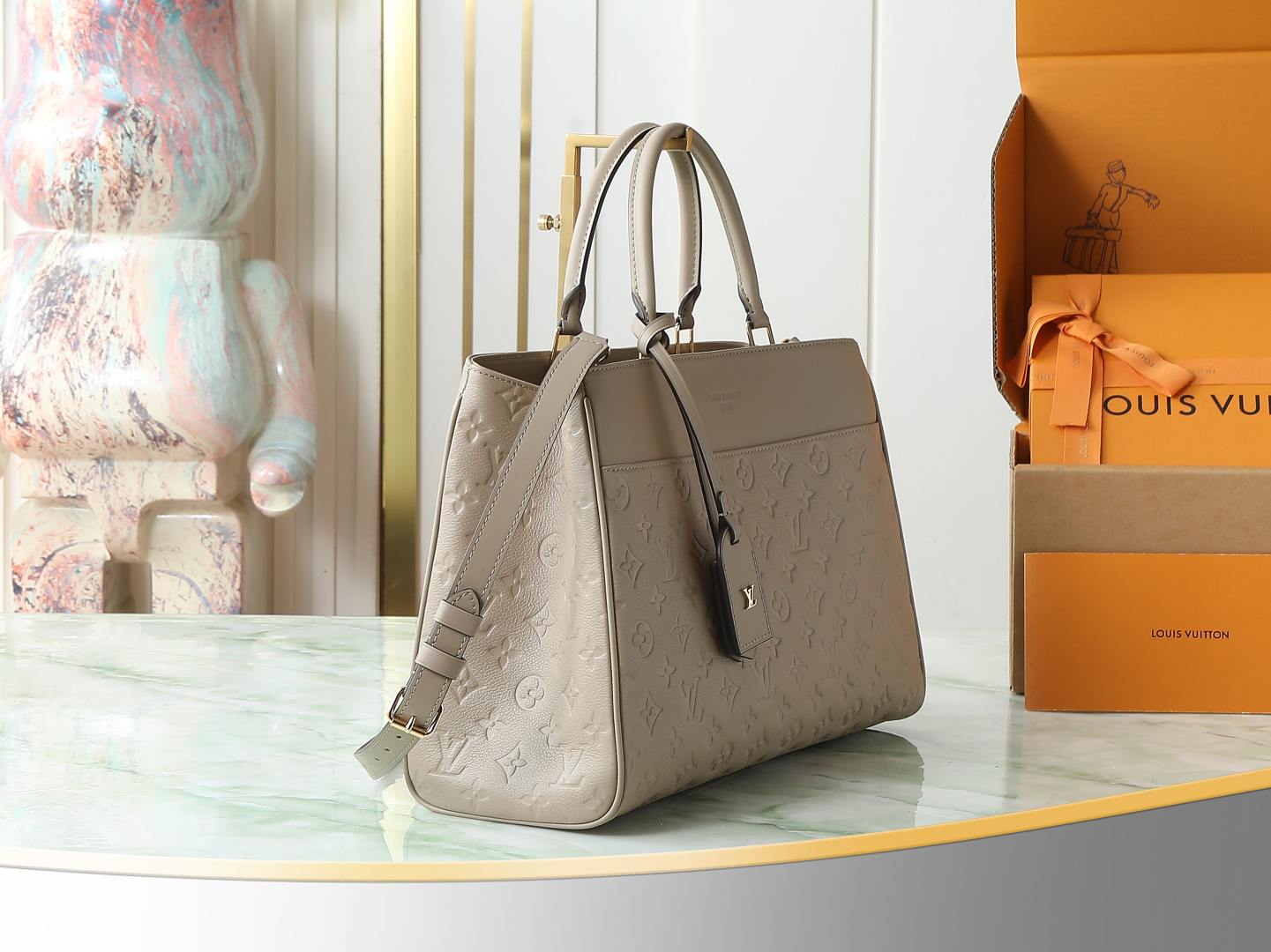 【顶级原单 独家实拍】M25575灰色Avenue MM(Avenue MM)是格兰帕莱手提包的现代替代