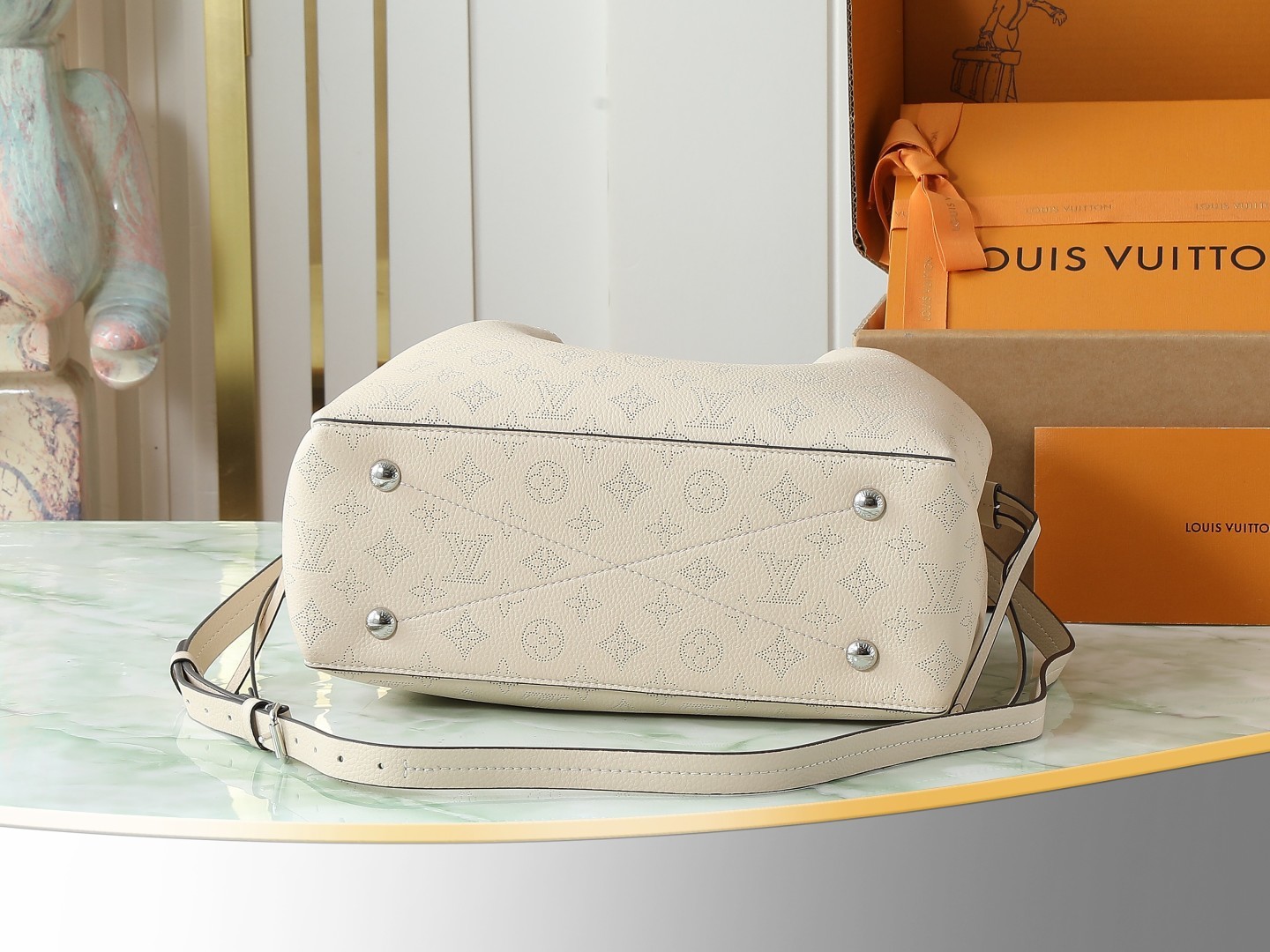 【顶级原单,独家实拍】M59203米白 全皮购物袋系列 M59200 本款 Bella Tote 手袋巧