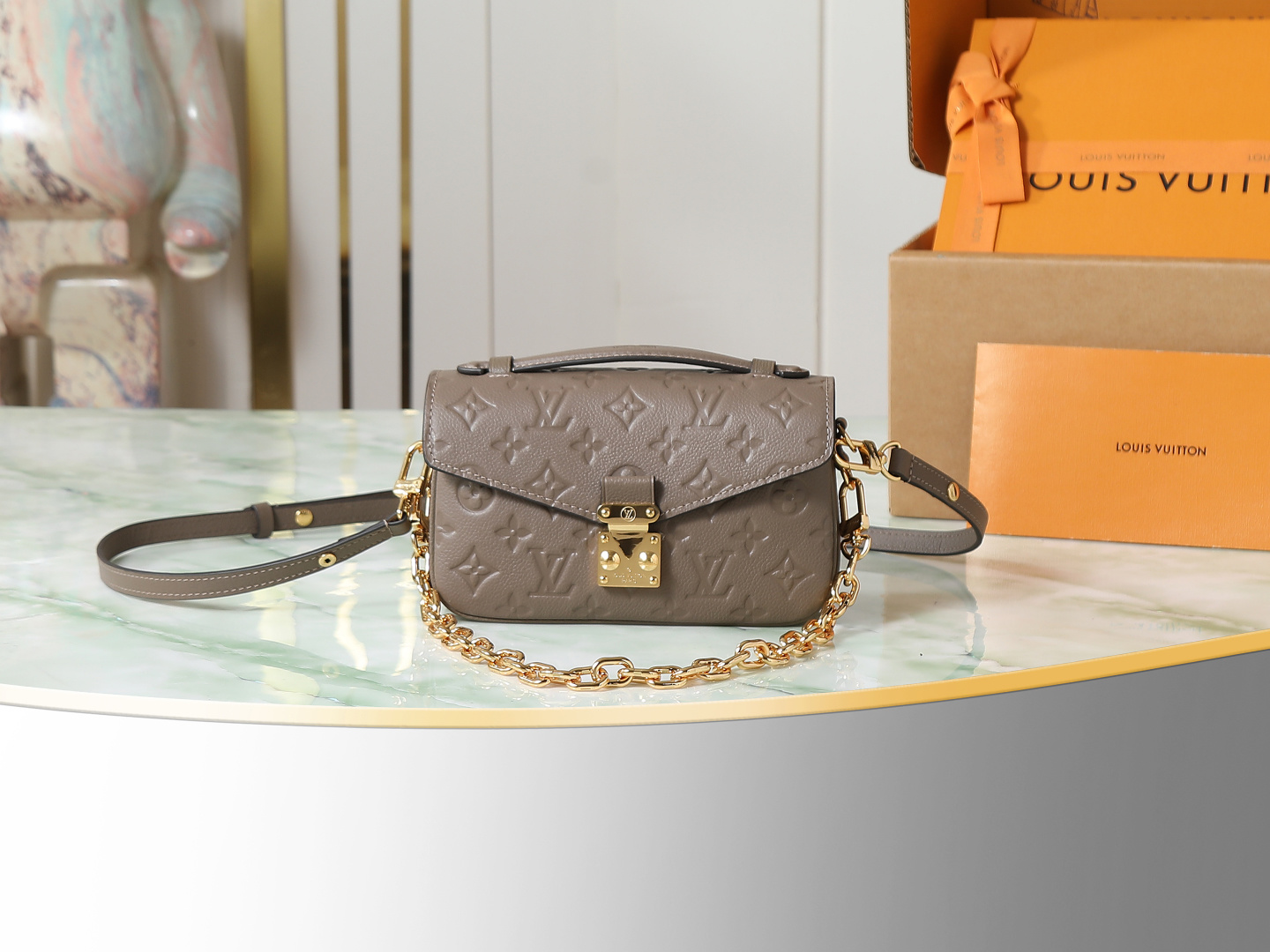 P580 [Pedido original superior, toma real exclusiva] M25910 m46595 Esta versión Back To School del bolso Pochette Métis…