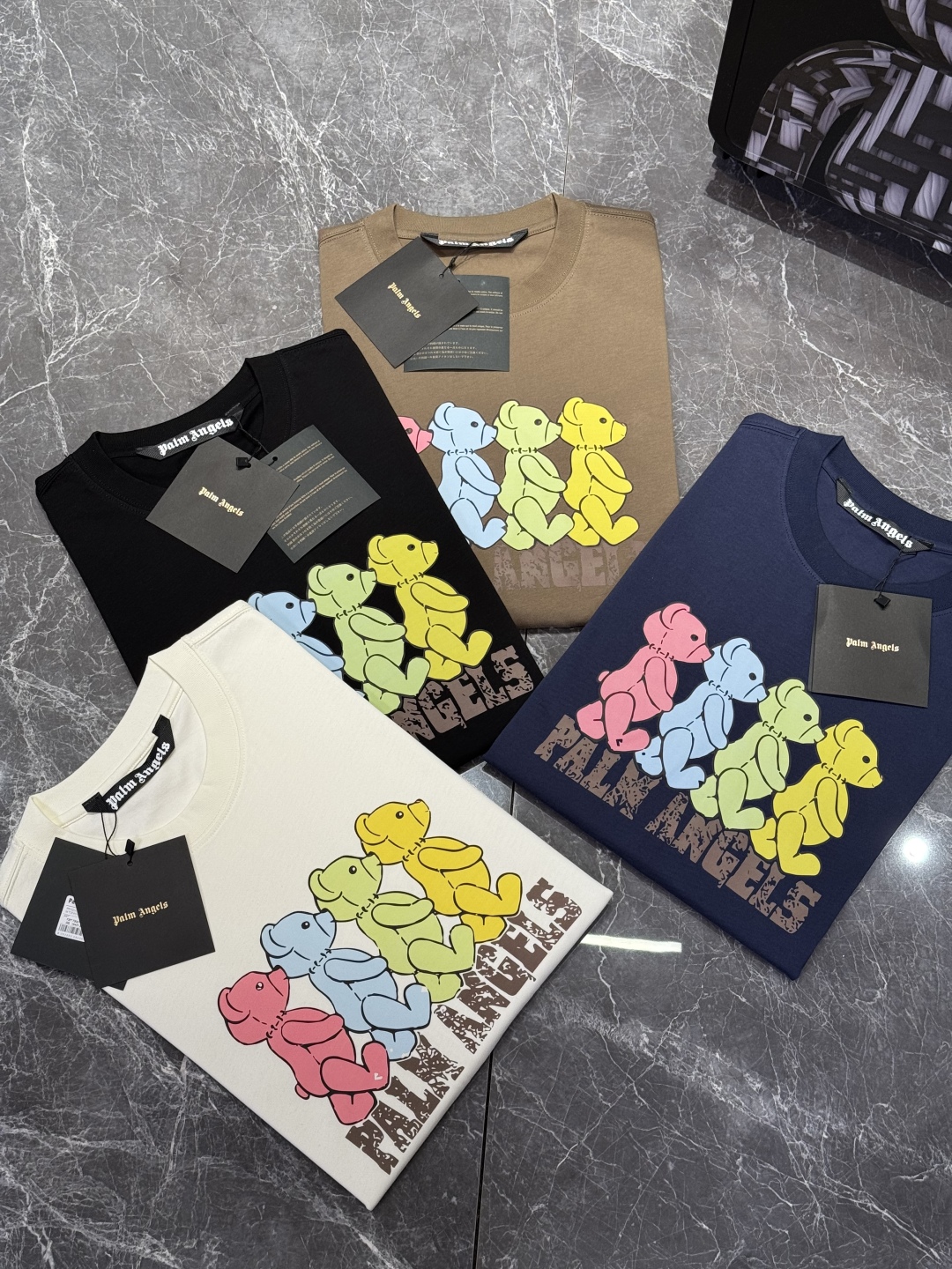 Palm Angels Graphic Lovers T-shirts: New Street Style with Perfect Graphics - 图片 1