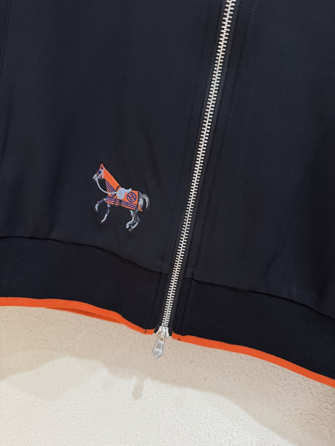 Hermes Men's Navy Blue Hoodie and Joggers Set with Orange Trim 8 cmp i1756599884740 7784 0 7