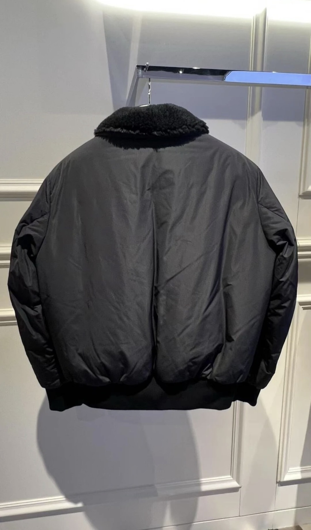 Moncler Maulevrier男士双面泰迪绒飞行员羽绒夹克外套.两面穿搭.柜台实拍参考.