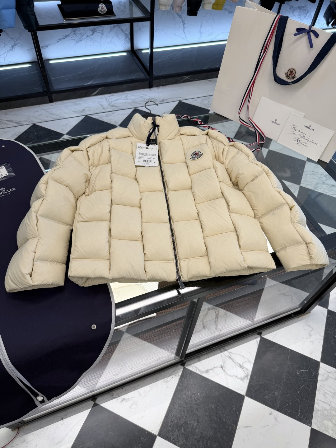 NO:649187,Moncler19860909Moncler x Christopher Raxxy 明星同款男女款 3D绗缝拉链羽绒外套.更多细节实拍.,,jackets & coats,down jacket,alexander wang,Men's clothing