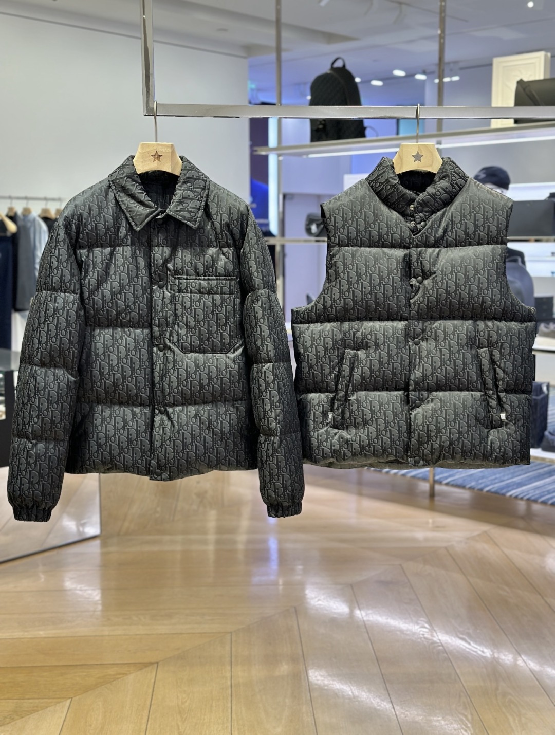 Dior Patterned Puffer Jacket